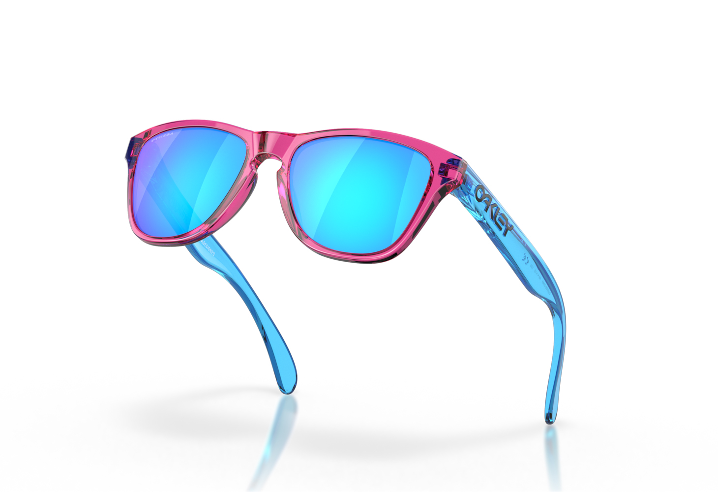 Frogskins XXS 0448/Acid Pink w/ Prizm Sapphire