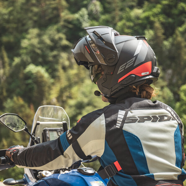 Schuberth - Casque E2 Defender Noir Mat / Rouge