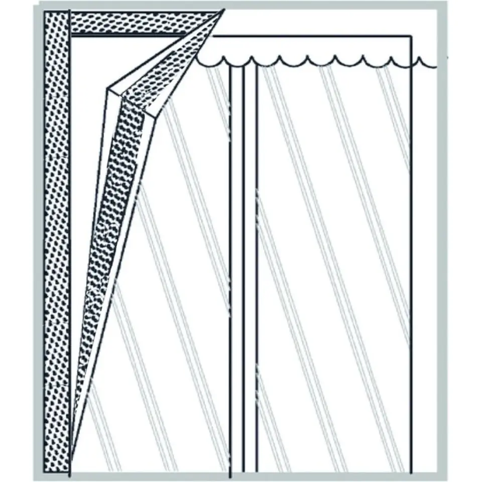O'DADDY Magnetisch Vliegengordijn - Deurgordijn 100x230cm - Zwart