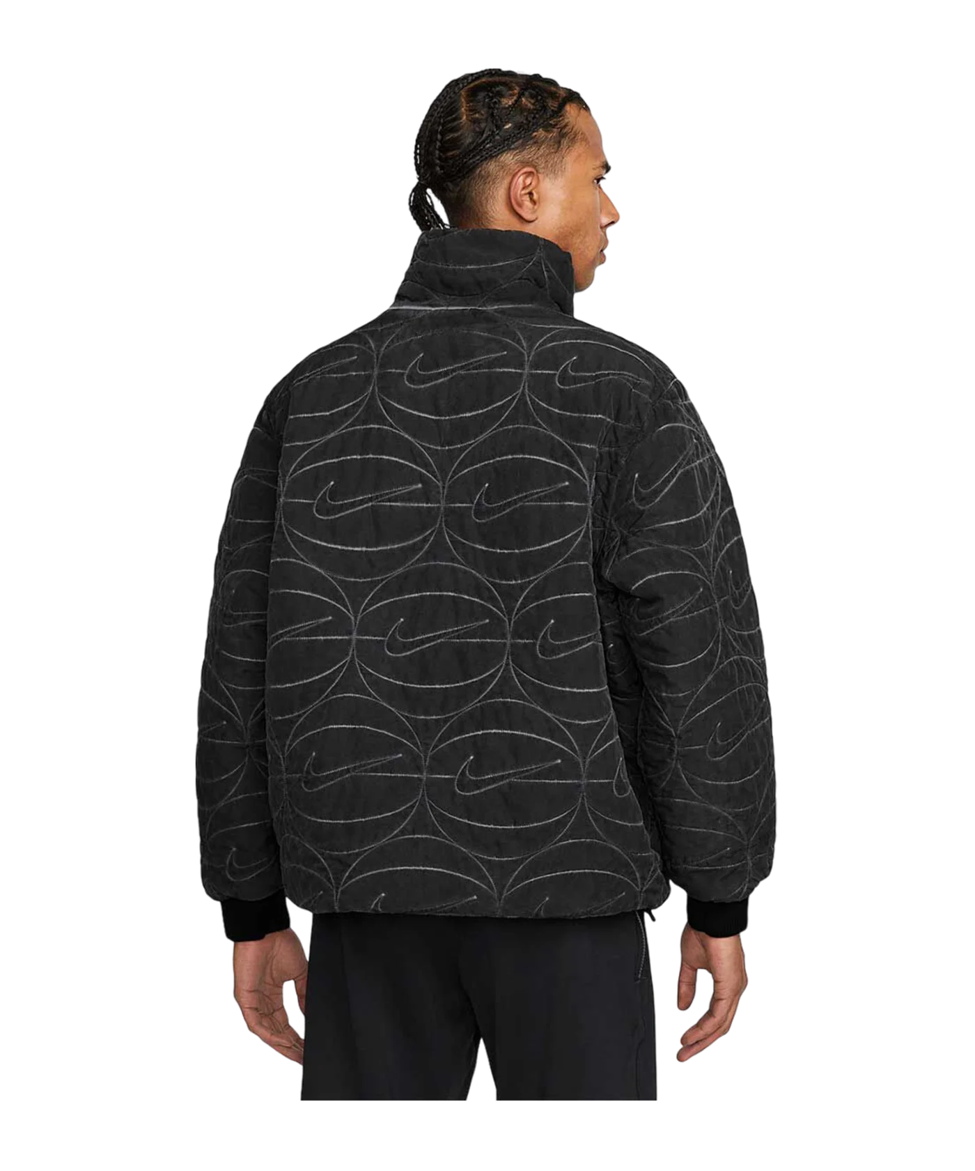 Nike Woven FullZip Jacke Schwarz Weiss F010