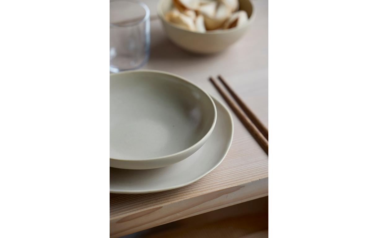 Suppen- & Pastateller Shoku Ø 21 cm, 6 Stück, BeigeEssteller-Set