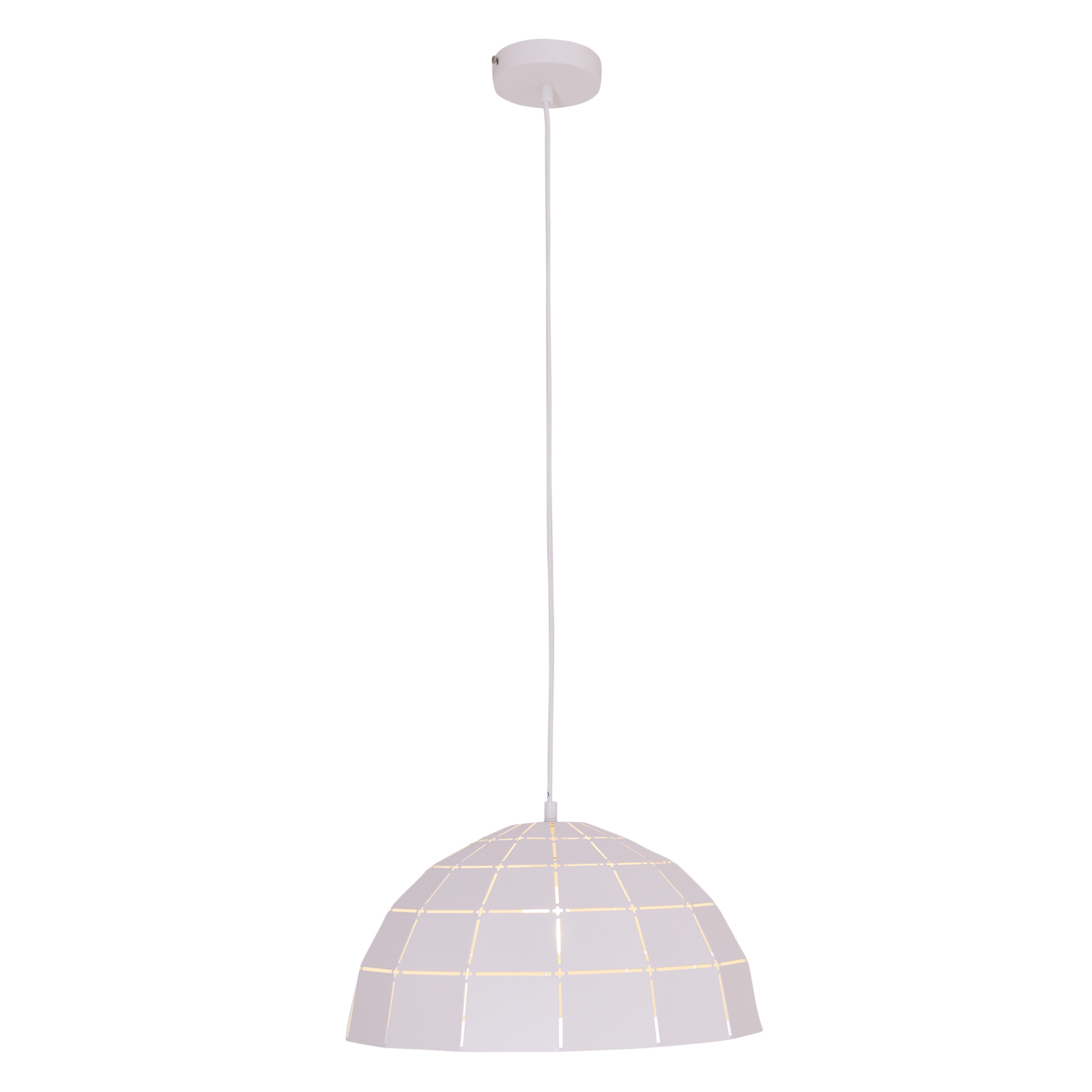 Pendelleuchte ALISON - weiß - 96 cm hoch