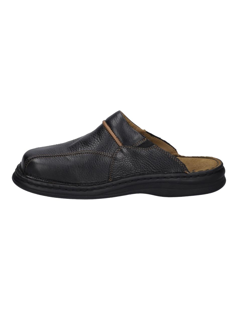 Clog Klaus, schwarz/cognac