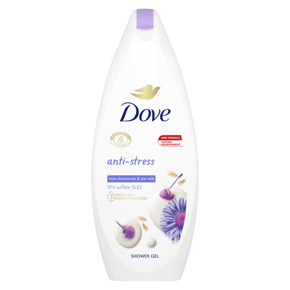 6x Dove Douchecrème Anti-Stress250 ml