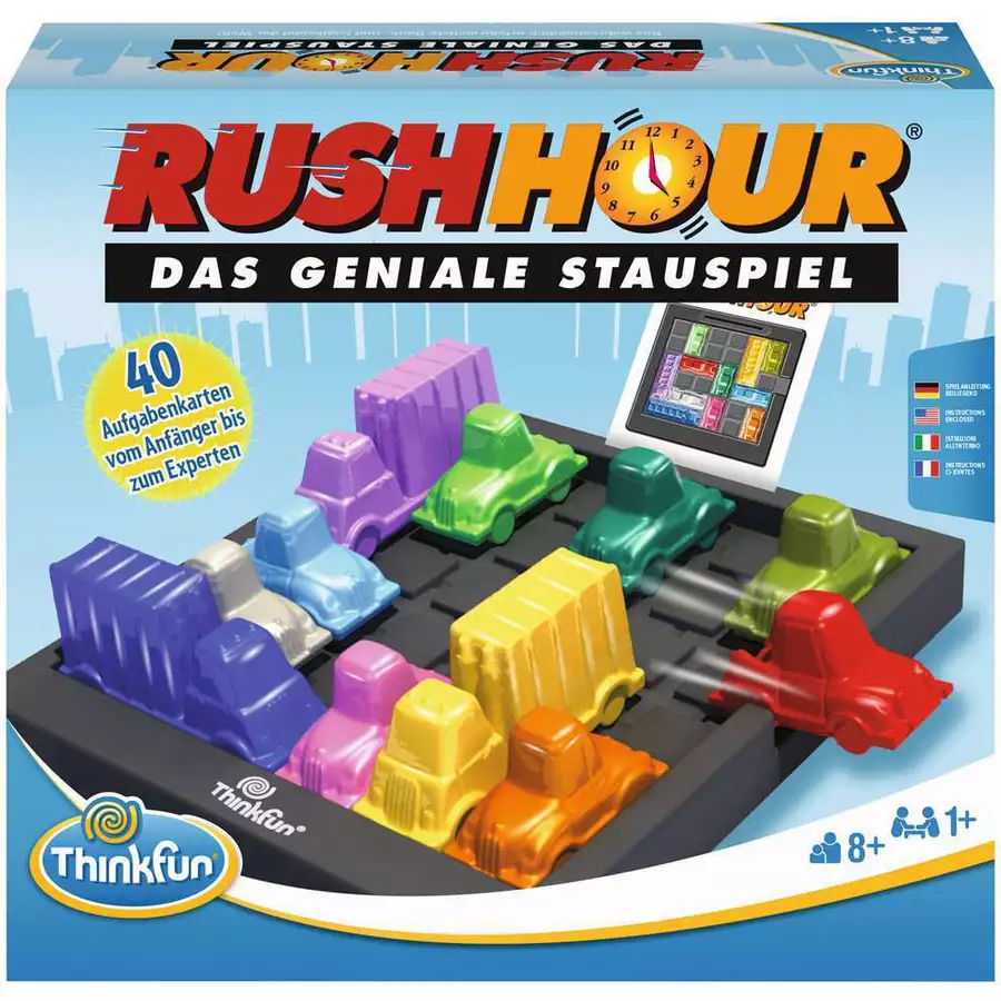 Thinkfun Rush Hour - Das geniale Stauspiel bunt