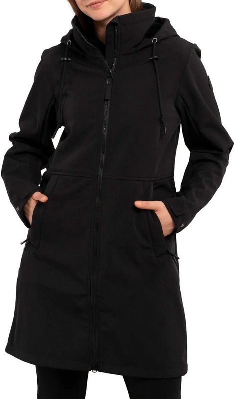 Icepeak - Agaram - Softshell Outdoorjas - Zwart - Dames