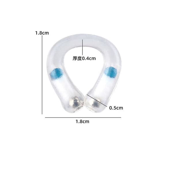 INF Effektiv silikon magnetisk anti snorke neseklype (2-pakning)