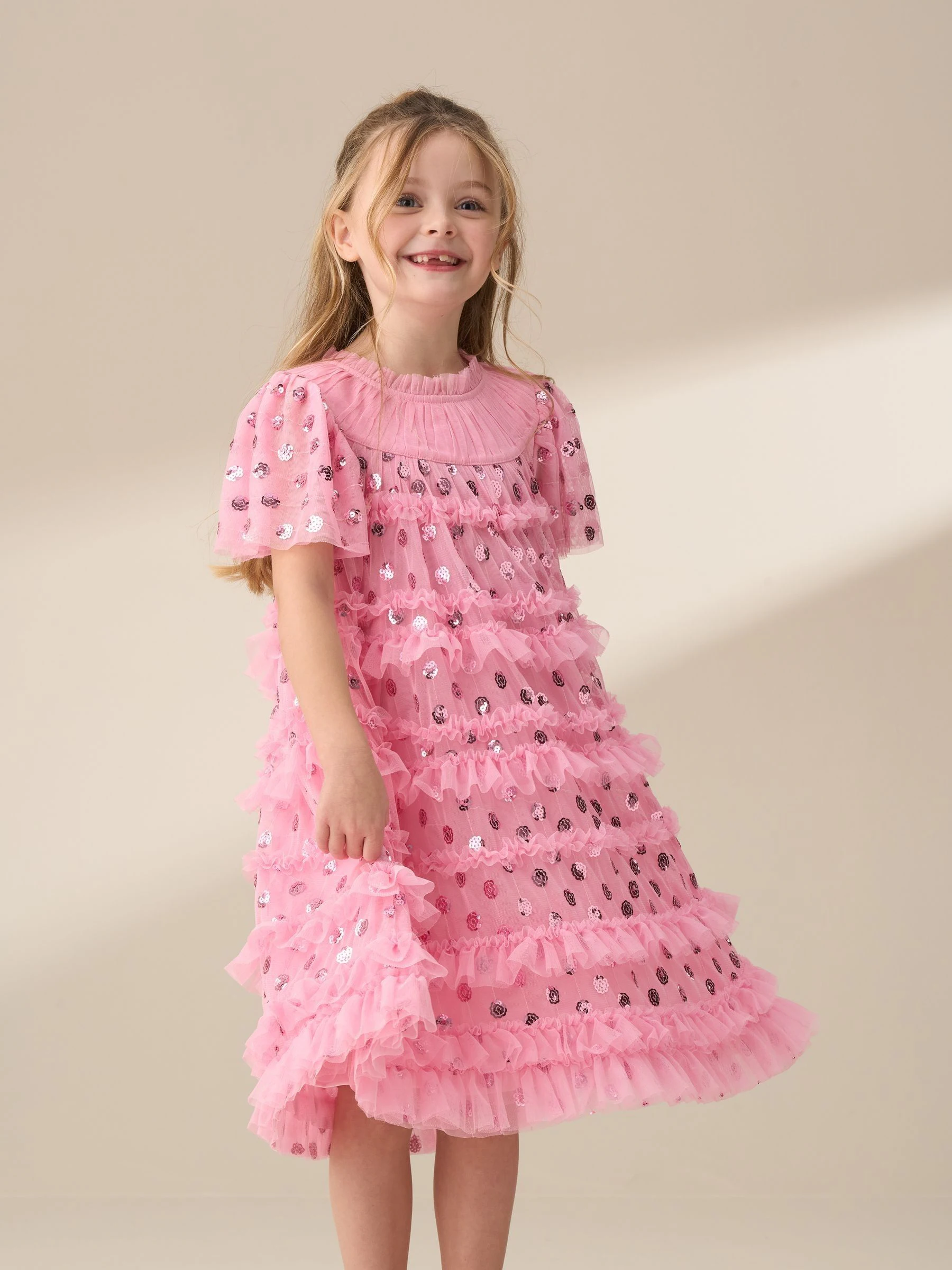 Angel & Rocket Bea Mesh Frill Dress