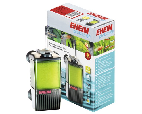 EHEIM pickup 60 binnenfilter voor aquaria, 4 W, ca. 150 - 300 l/u voor aquaria tot ca. 60 l