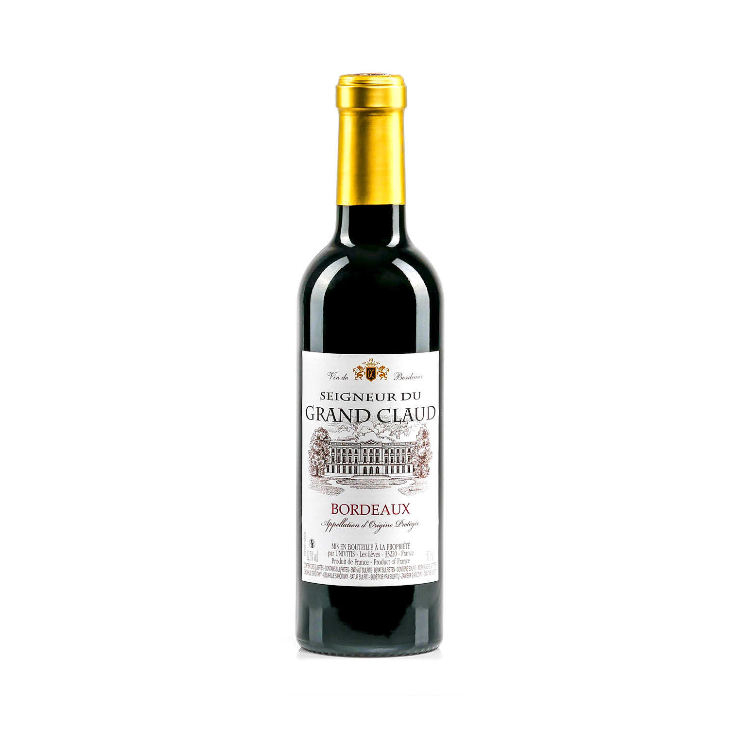 Seigneur du Grand Claud Bordeaux AOP vin Rouge demi-bouteille