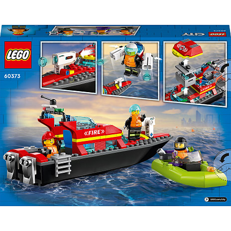 LEGO City 60373 Brandvæsnets redningsbåd