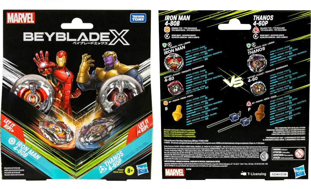 BEY BBX MARVEL COLLAB MULTIPACK