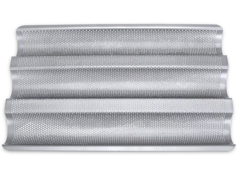 Städter Backform Baguette 37 x 24 x 2.5 cm Form zum Backen von selbstgemachtem Baguette