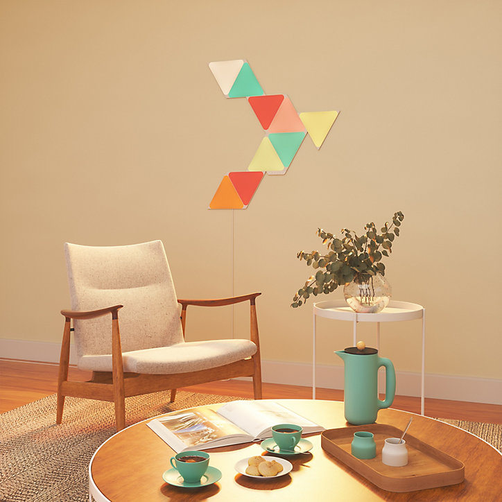 Kit de démarrage Nanoleaf Shapes triangles 9 panneaux LED