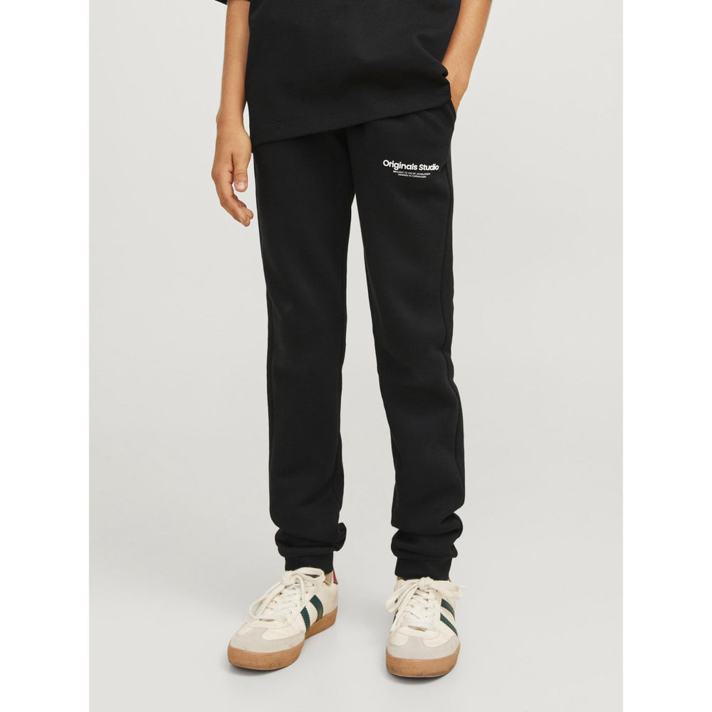 Køb Jack & Jones Junior Black Gordon Vesterbro Cuffed Sweatpants Noos