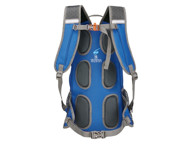 CRIVIT® -rugzak, 16 l volume, voor fietsen, met fluitje, inclusief helmnet