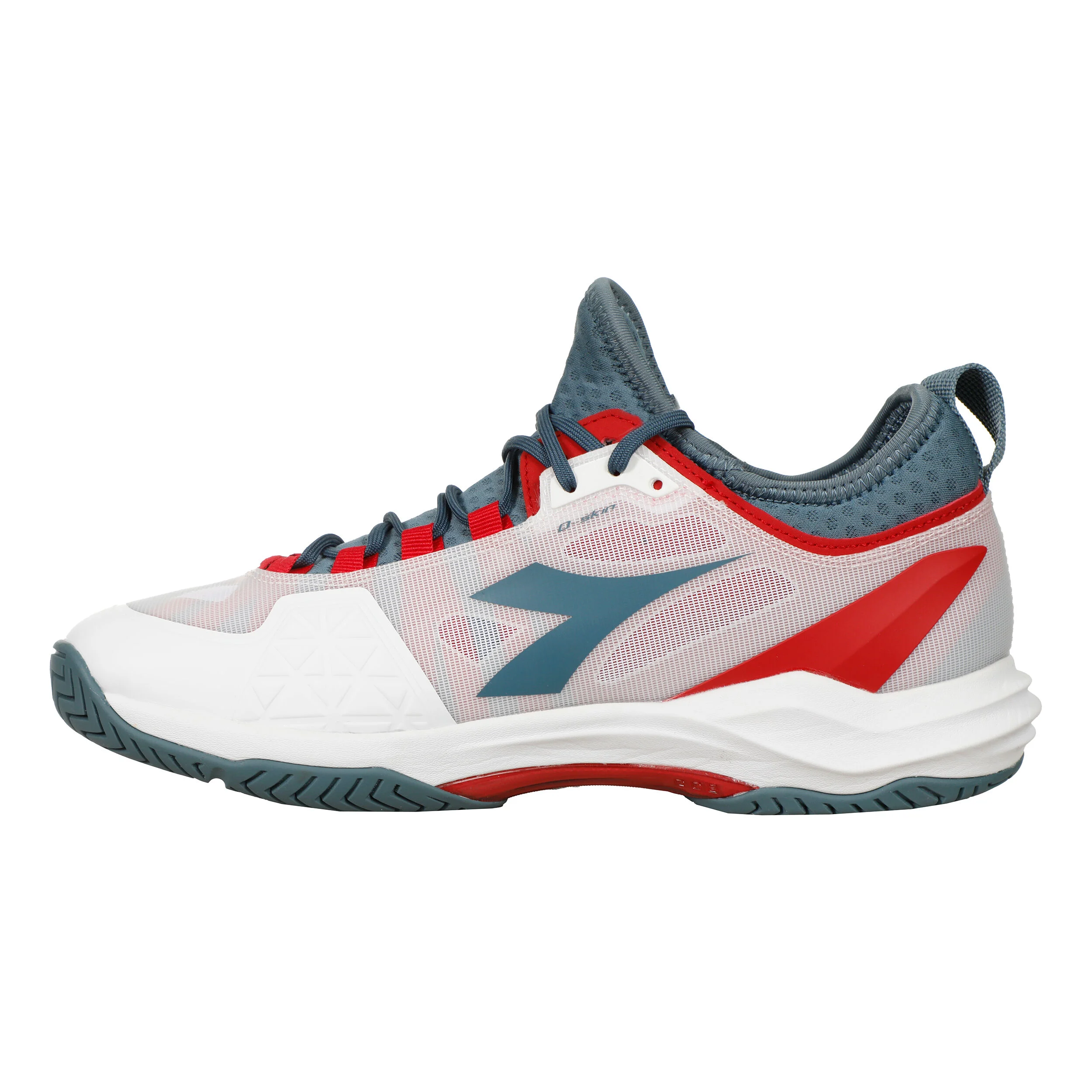 Diadora Speed Blushield Fly 4 + Chaussures Toutes Surfaces Hommes - Blanc , Bleu Petrol