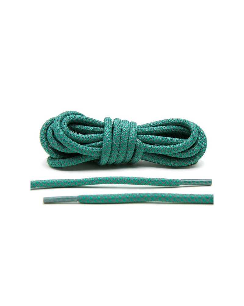 GREEN 3M REFLECTIVE ROPE LACES