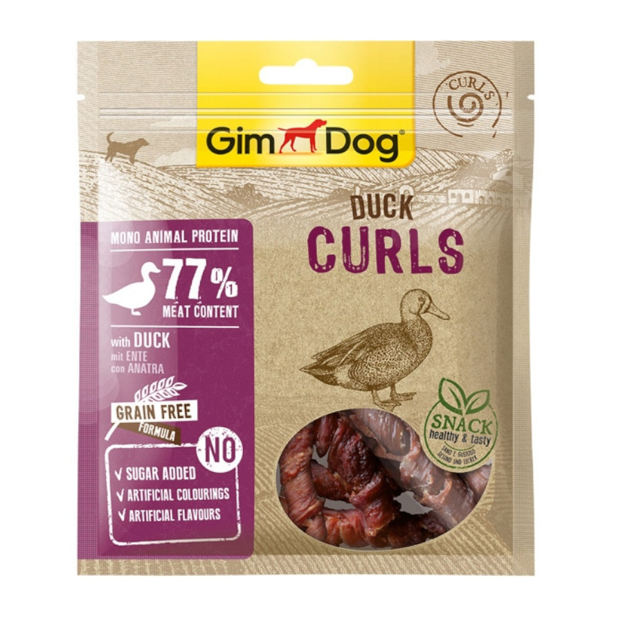 Barras GimDog Duck Curls para Cães