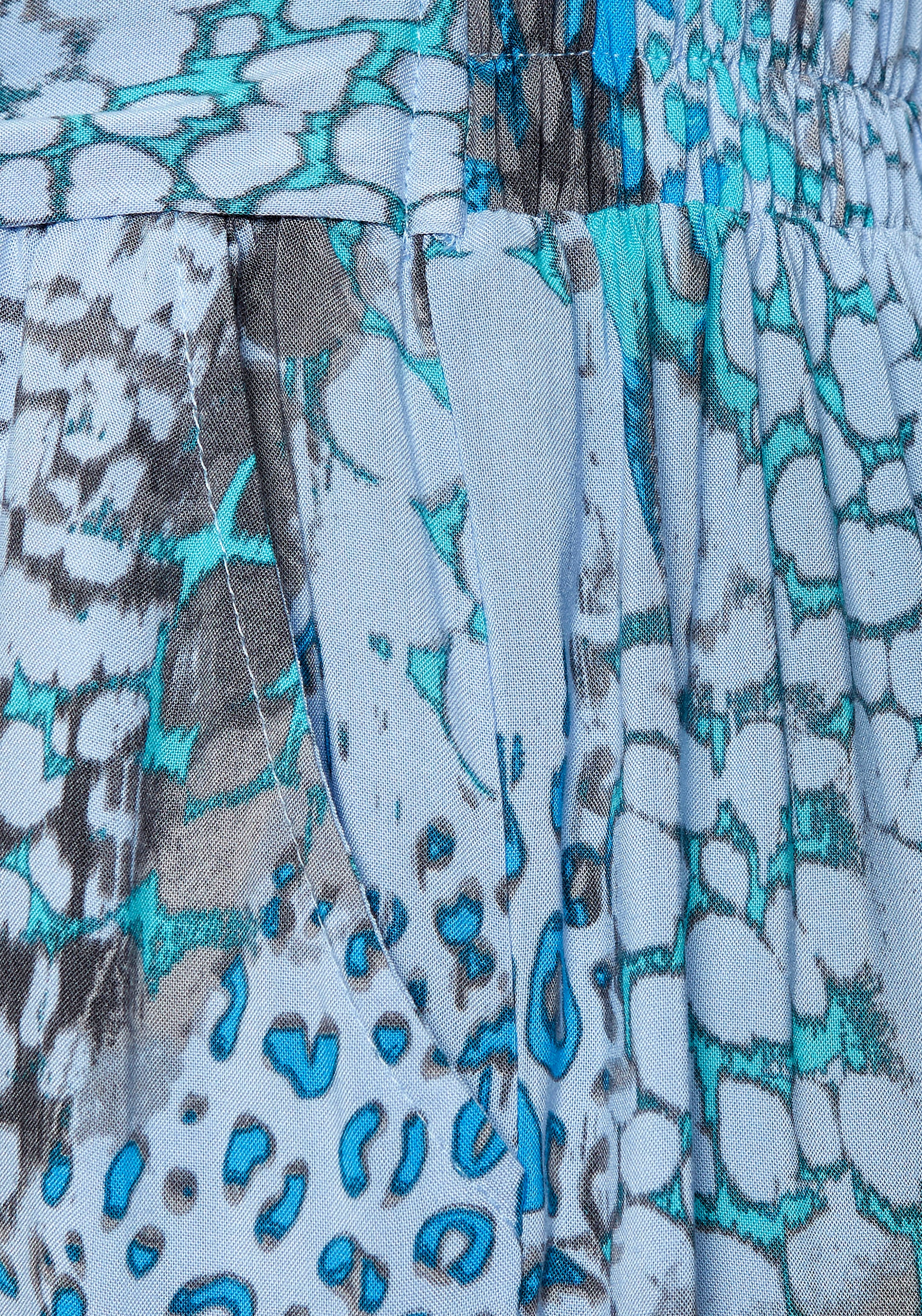Buffalo Palazzohose  mit Animalprint und elastischem Bund, Schlupfhose, Stoffhose