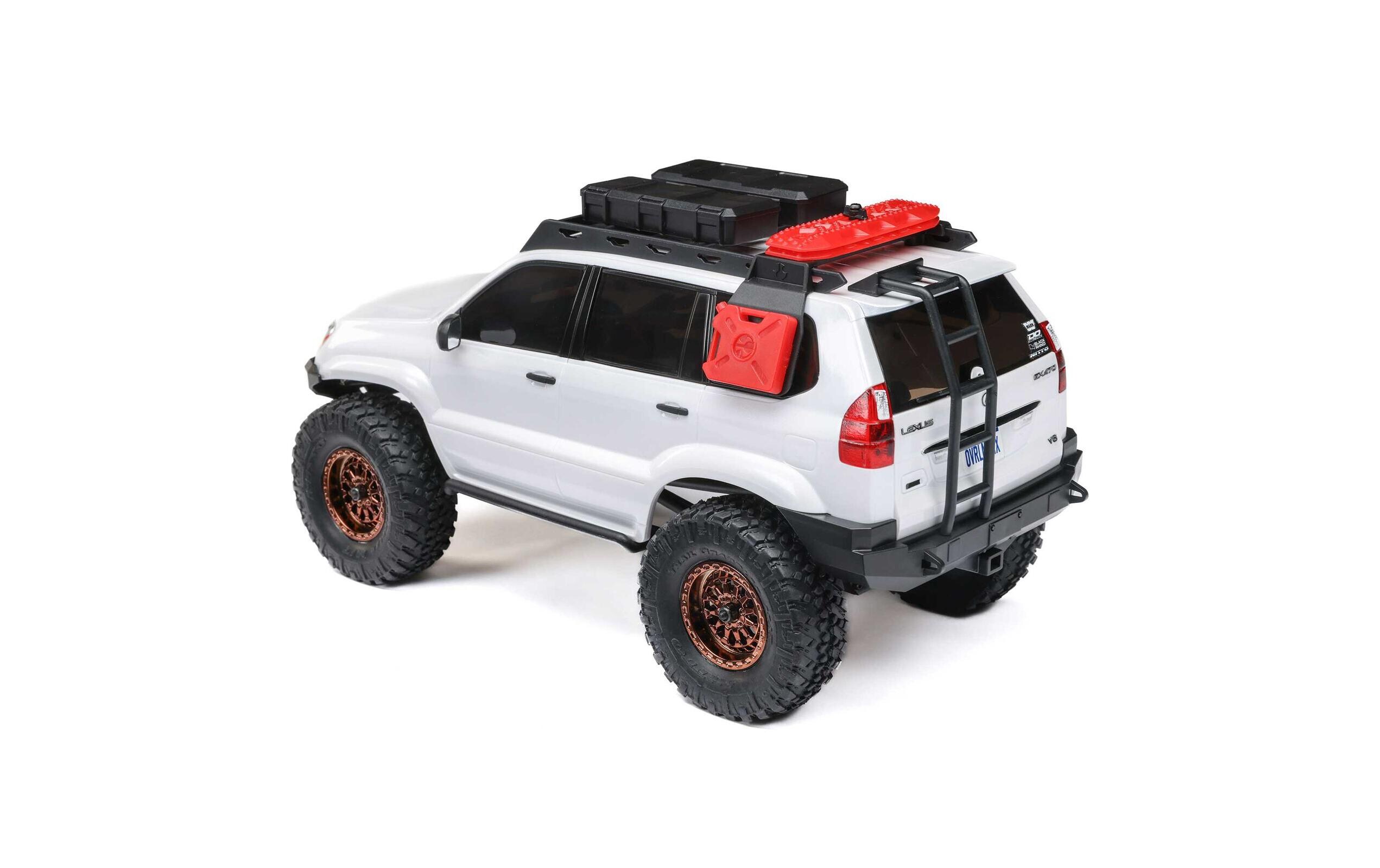 Scale Crawler SCX24 Lexus GX470, Weiss RTR 1:24<br>Micro Crawler im Massstab 1:24