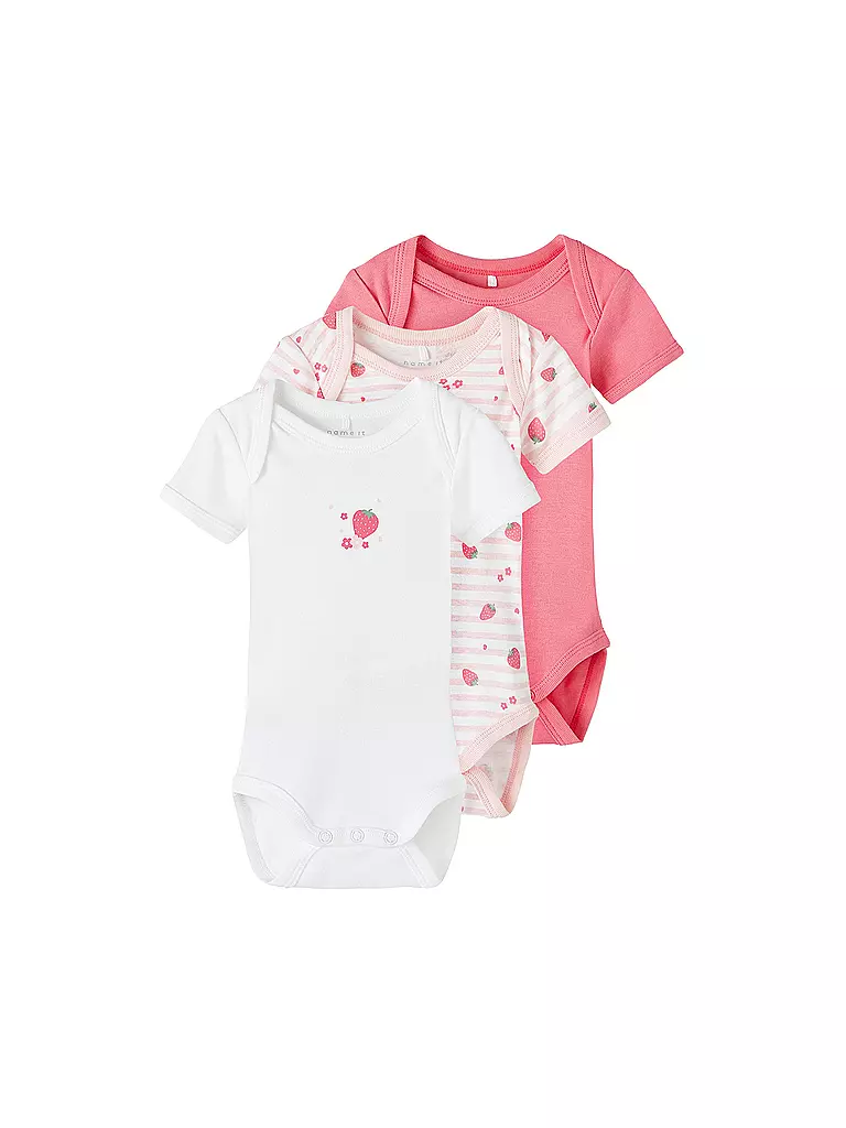 NAME IT Baby Body 3-er Pkg. NBFBODY  pink