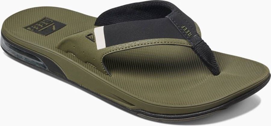 Reef Fanning Low Olive Heren Slippers Olijfgroen