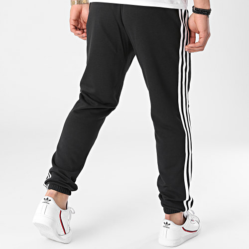 Pantalon Jogging A Bandes Essentials French Terry Tapered GK8829 Noir