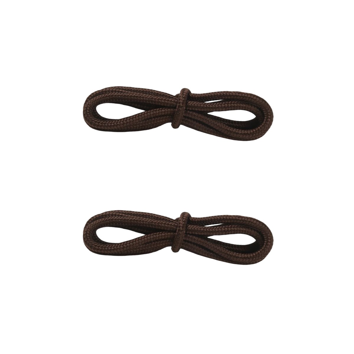 Runde skolisser 5 par Brun 4 mm/1.5 m