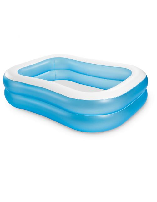 Intex Opblaasbaar Zwembad Familie - Easy Set Baden - 203x152x48 cm Blauw Leeftijd 3+