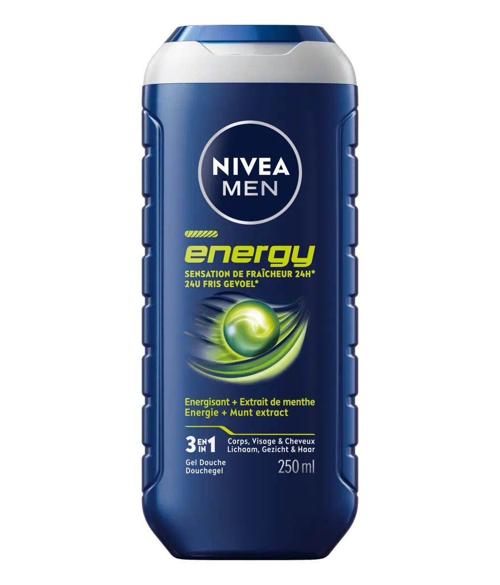 NIVEA MEN GEL DOUCHE 3 EN 1 HOMME ENERGY