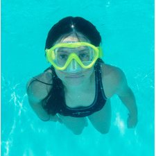 Masque de plongée junior 'MAUI', jaune