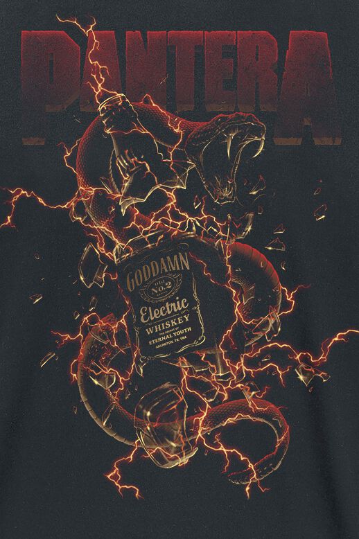 Whiskey Snake | Pantera T-Shirt Manches courtes