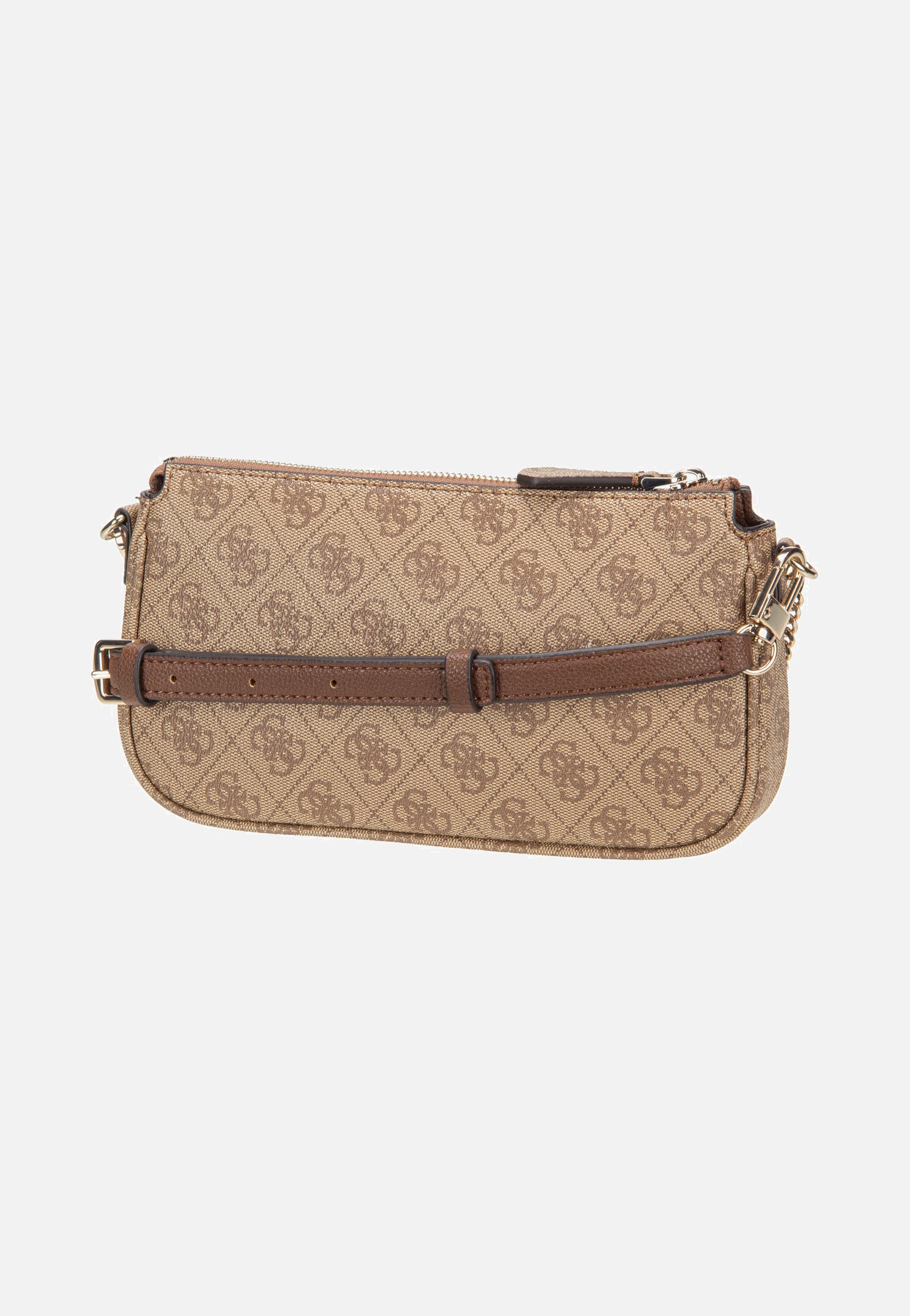 Noelle II Double Pouch CB 72710 Logo Latte/Brown - Crossbody Bag