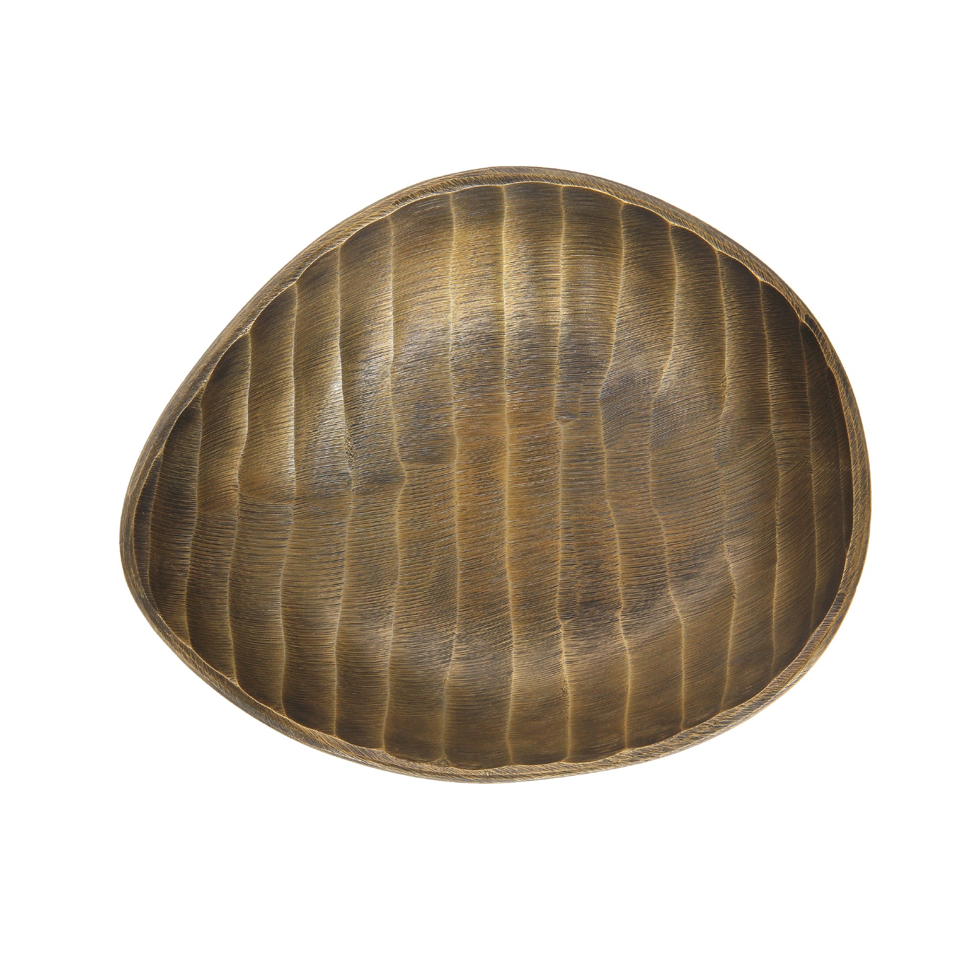 Schale 'Malfa', messing, B 26 cm, H 7 cm, T 22 cm von fischer's lagerhaus