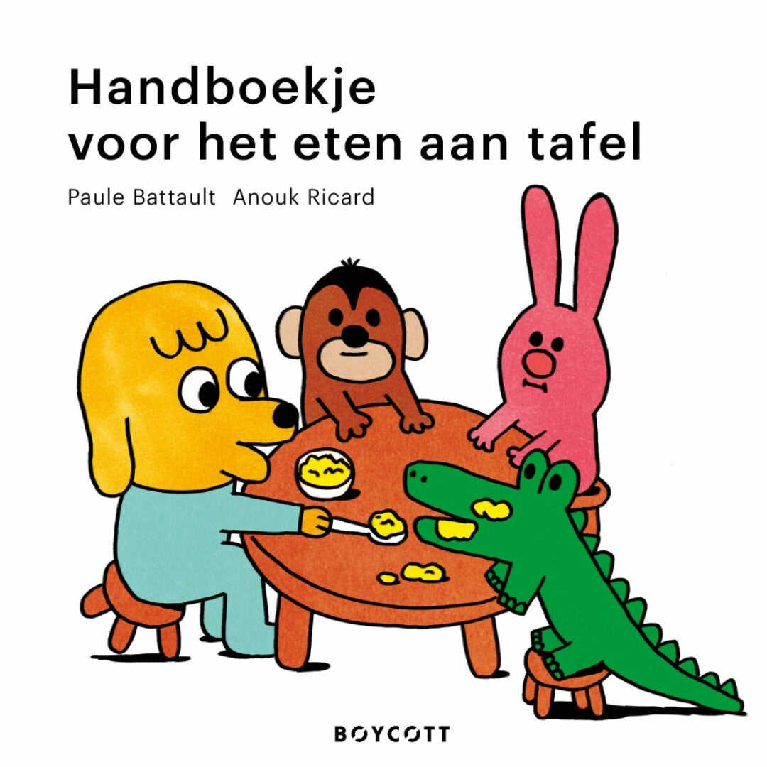 Uitgeverij boycott handboekje voor het eten aan tafel
