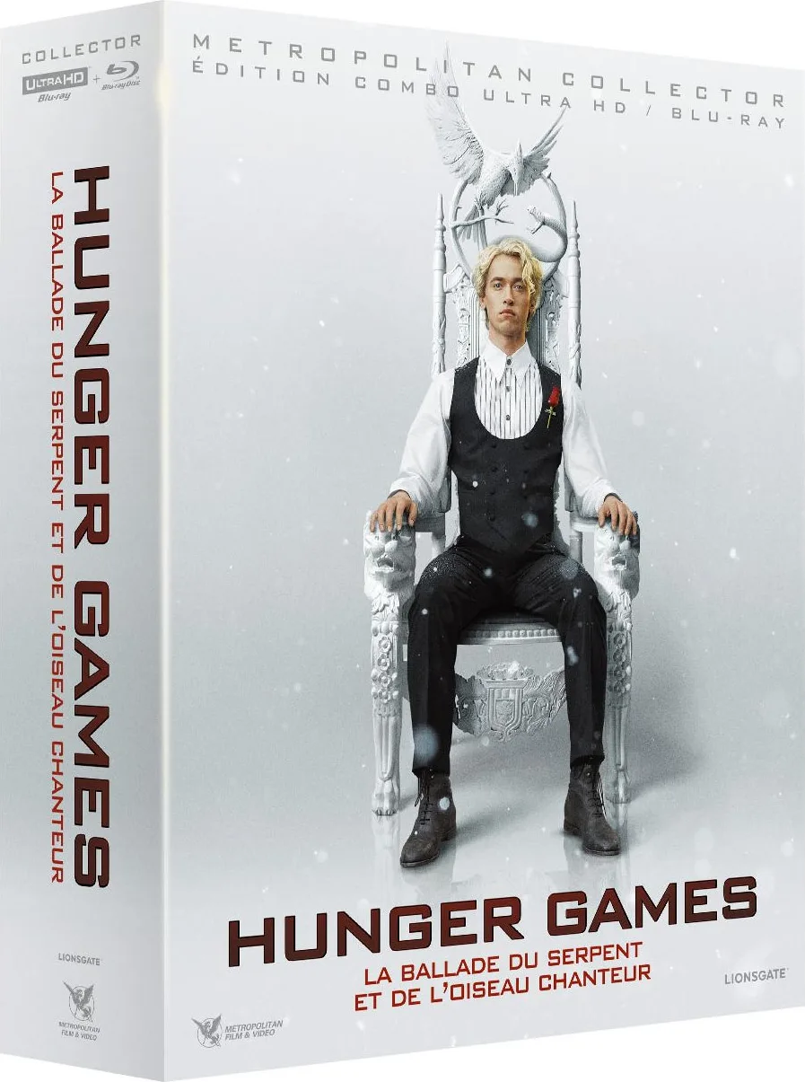 Hunger Games : La Ballade du serpent et de l'oiseau chanteur Édition Limitée Steelbook Collector (Blu-ray UHD 4K   Blu-ray   goodies) Disques Blu-ray films
