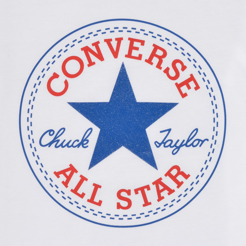 Converse - TIMELESS CHUCK PATCH TEE - Blanc