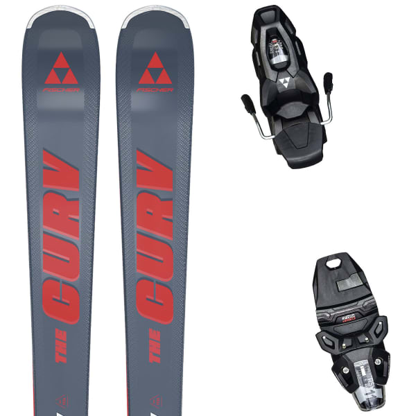 Pack ski FISCHER THE CURV GT 80 TPR + RSW 11 PR BLUE/RED