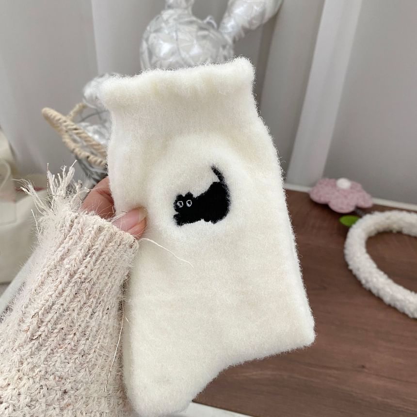 Auroriola - Cat Fuzzy Crew Sokken