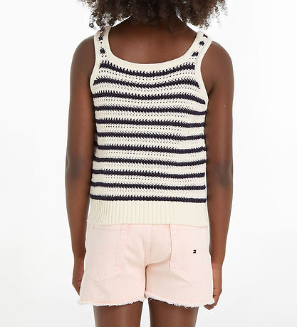 Tommy Hilfiger Top - Strick - Stripe Häkeln - Calico/Desert Himm