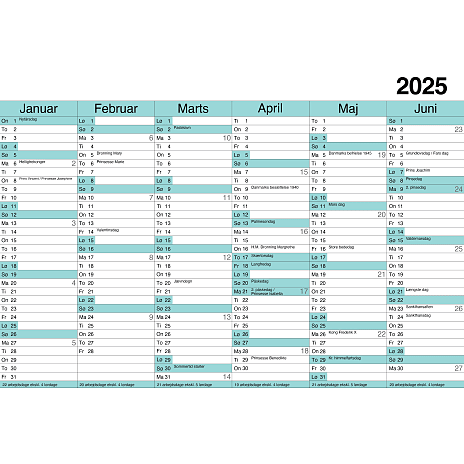 Kalender 2025 - pap
