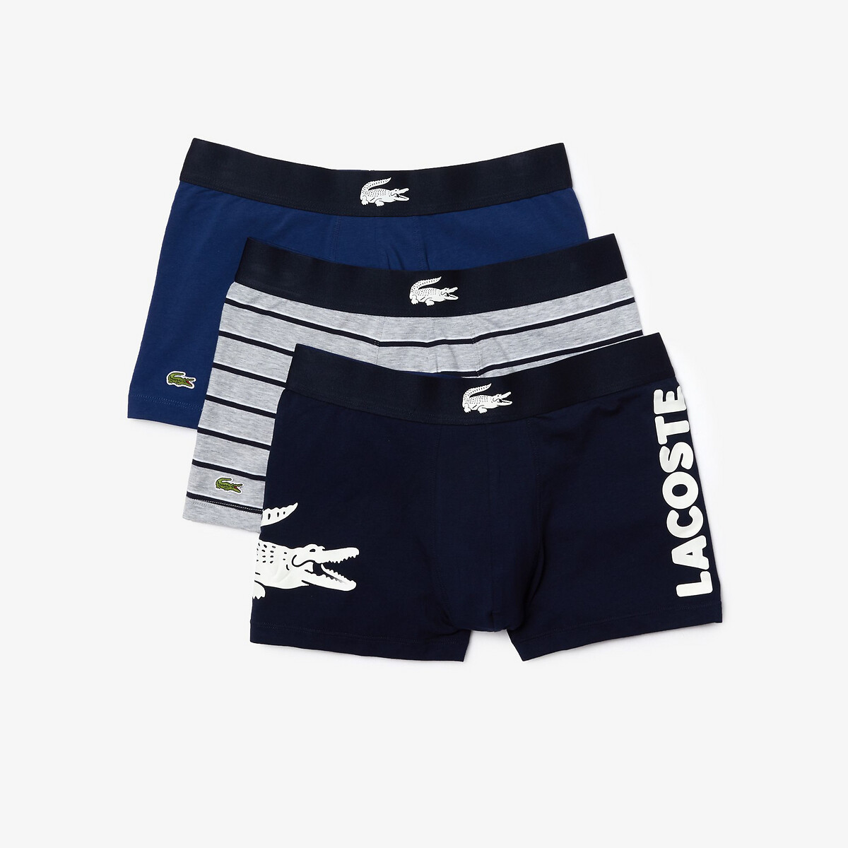 LACOSTE<br>Conjunto de 3 cuecas boxer