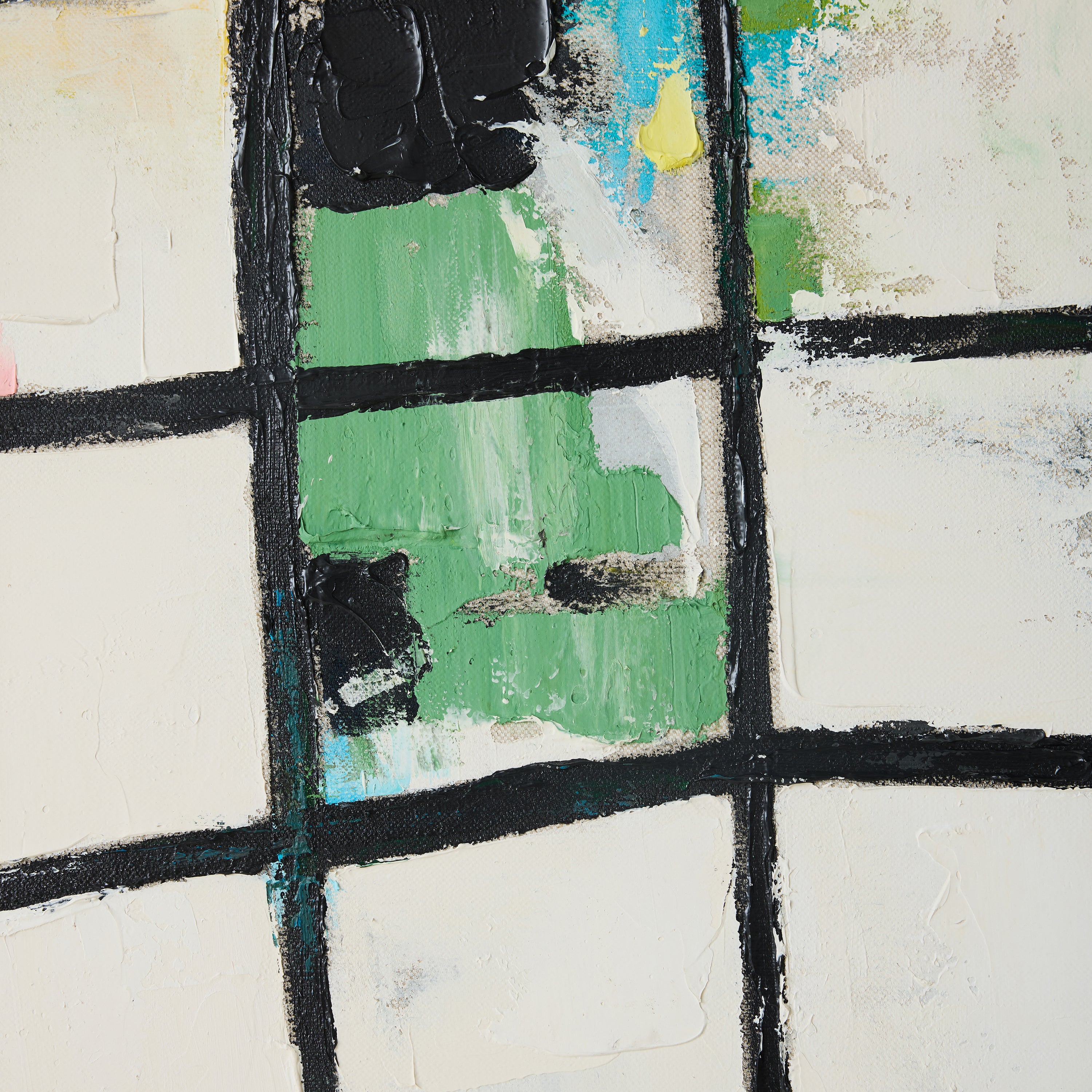 HKliving Framed Artwork Schilderij - 131 x 162 - Wired