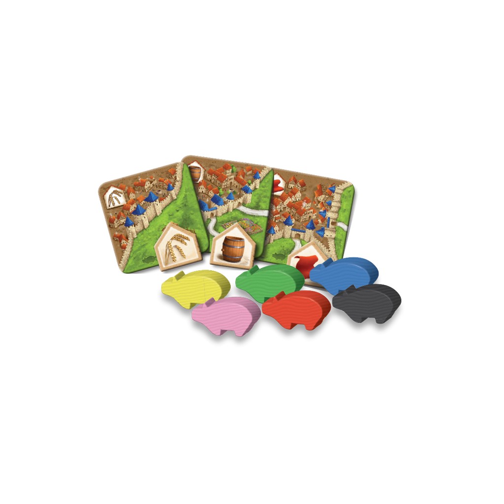 Carcassonne : Extension 2 - Marchands et bâtisseurs
