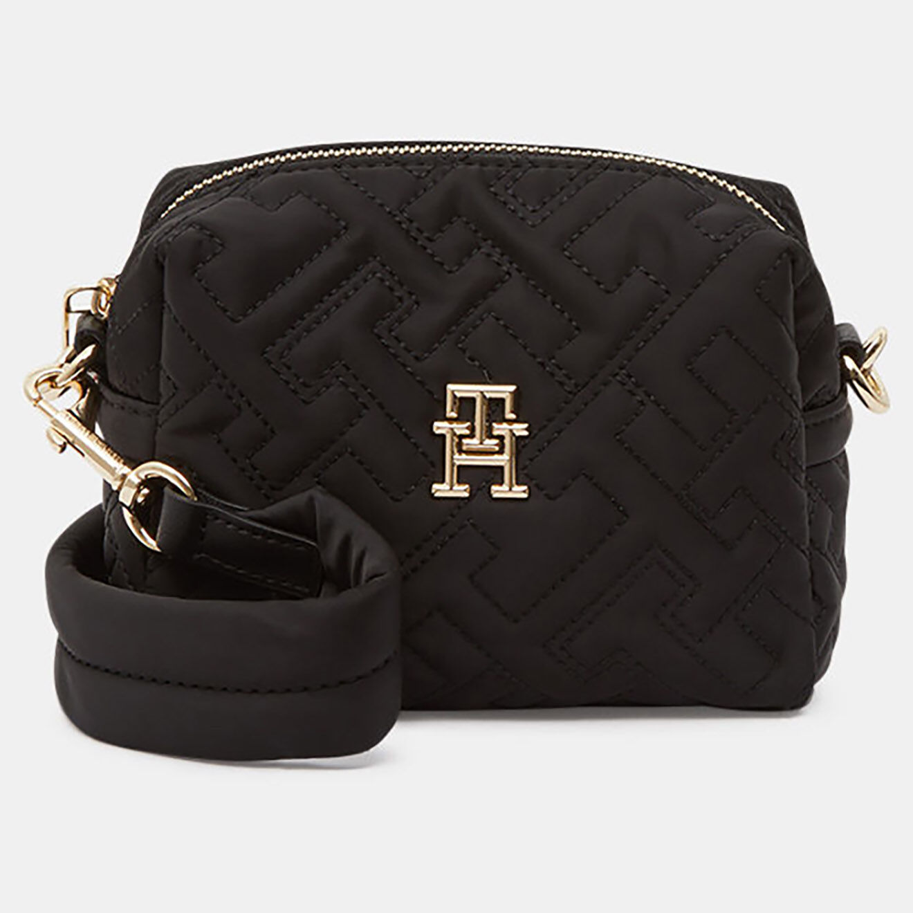 Tommy Hilfiger Mini sac bandoulière Flow crossover noire - 13x16x4 cm