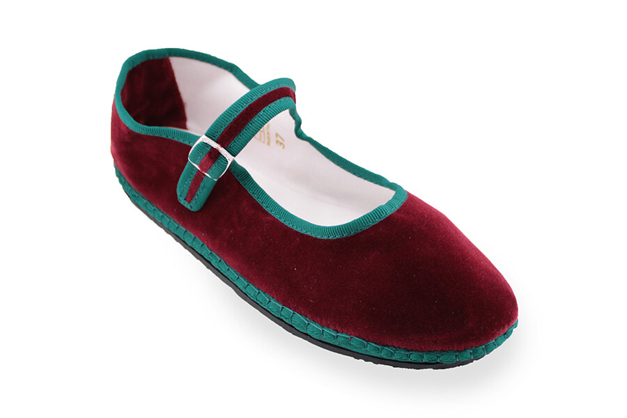 Laguna Mary Jane bordeaux petrol