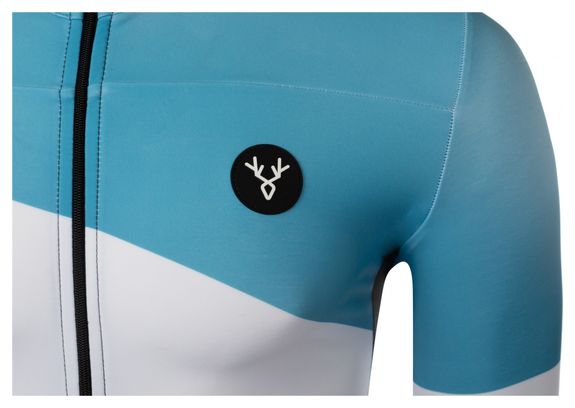 Maillot Manches Longues LeBram Roselend Bleu Blanc