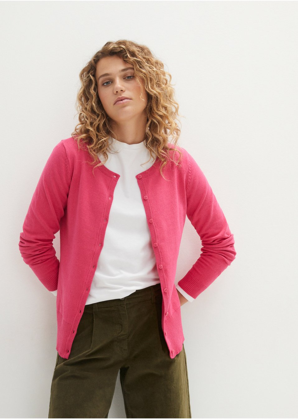 Basic vest met gerecycled materiaal