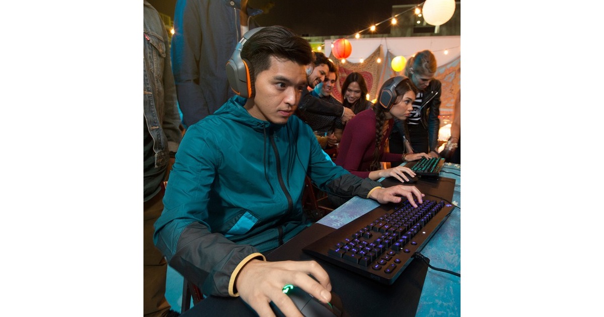 LogitechG213 Prodigy Gaming Keyboard  (Zwart, US-International, Mech dome, RGB leds)